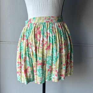 American Eagle Outfitters Floral Skirt - Pink, Green, Yellow